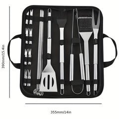 Barbecue Set Grill Tools Set Outdoor BBQ Kit with Storage Bag