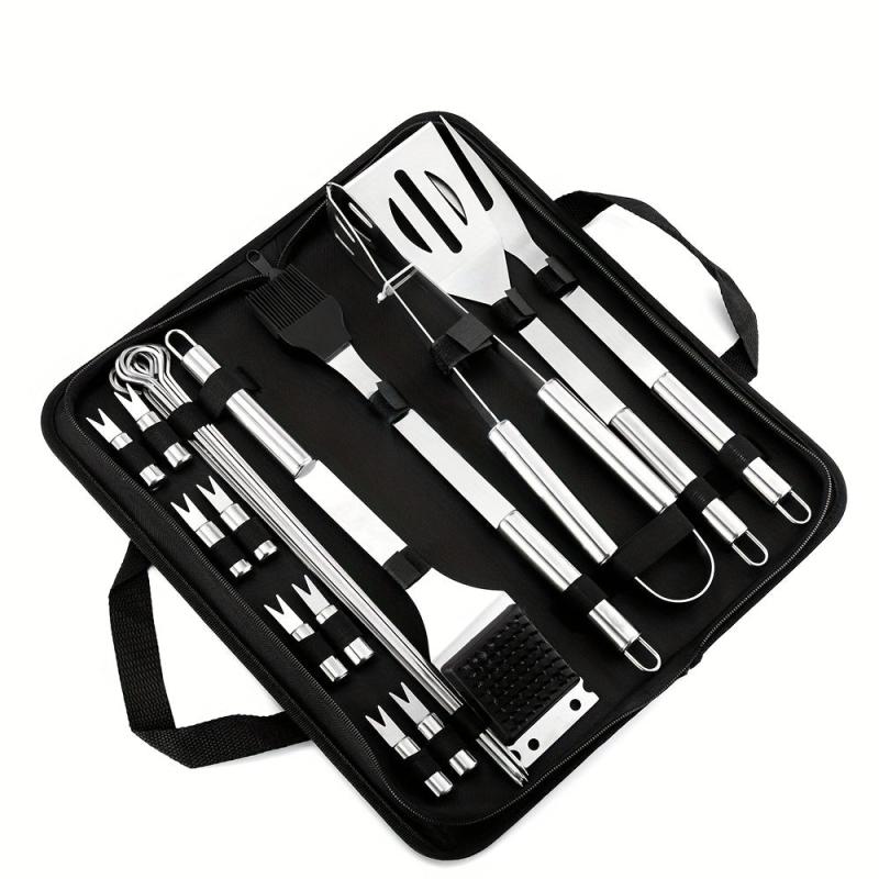 Barbecue Set Grill Tools Set Outdoor BBQ Kit with Storage Bag