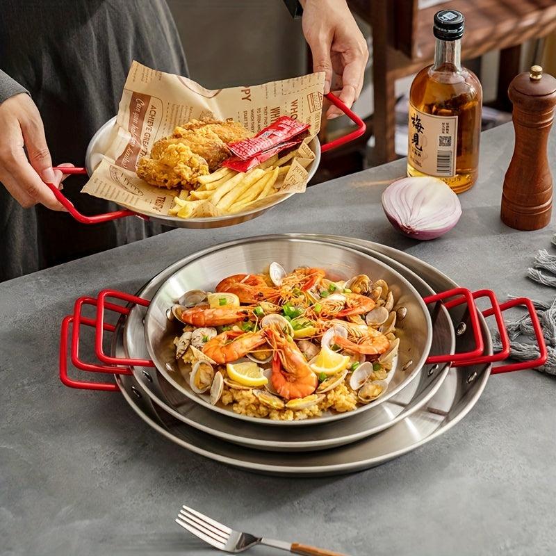 3pc Stainless Steel Seafood Pan - Camping & Outdoor Cooking