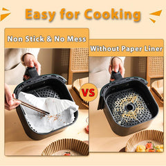 Air Fryer Disposable Paper Liner Non Stick Baking Papers Round