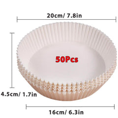 Air Fryer Disposable Paper Liner Non Stick Baking Papers Round