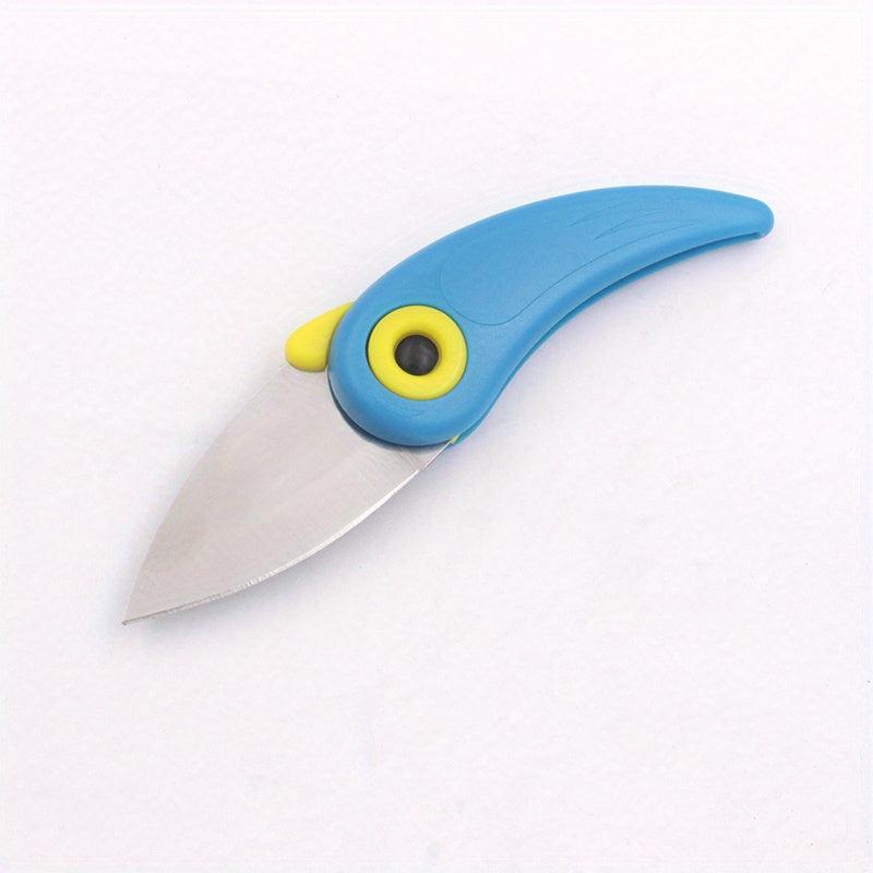 Outdoor Camping Peeler Pocket Picnic Cooking Stainless Steel Kitchen Foldable