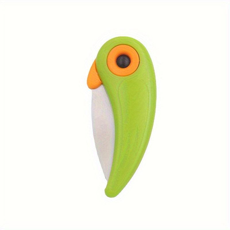 Outdoor Camping Peeler Pocket Picnic Cooking Stainless Steel Kitchen Foldable