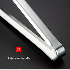 Stainless Steel Noodle Tongs Pasta Spaghetti Tongs Food Clips Kitchen Accessory