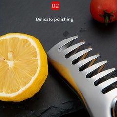 Stainless Steel Noodle Tongs Pasta Spaghetti Tongs Food Clips Kitchen Accessory
