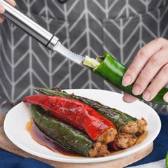 Stainless Steel Tomato Core Remover Seed Pepper Tomato
