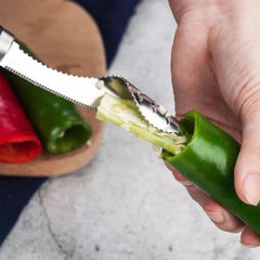 Stainless Steel Tomato Core Remover Seed Pepper Tomato