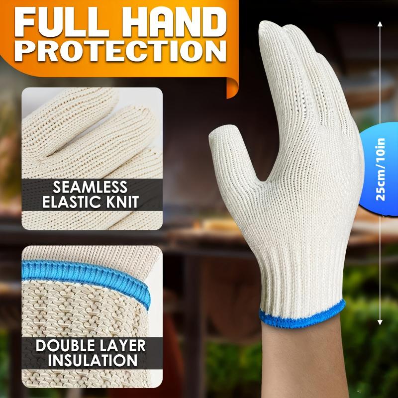 Heat Resistant Cooking Gloves BBQ Kitchen Gloves Grill 932 F
