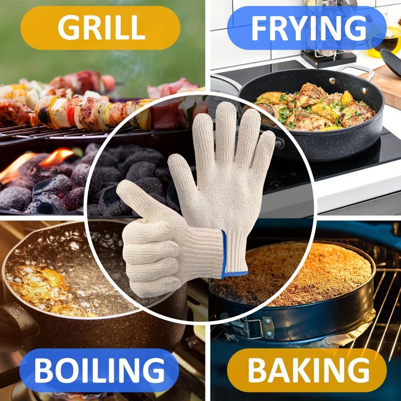 Heat Resistant Cooking Gloves BBQ Kitchen Gloves Grill 932 F