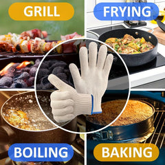 Heat Resistant Cooking Gloves BBQ Kitchen Gloves Grill 932 F