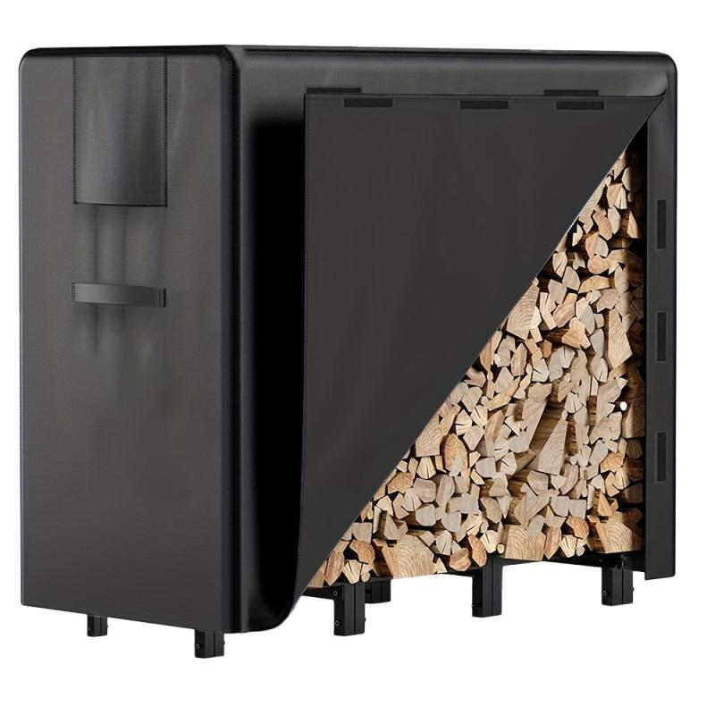 All Weather Firewood Rack Cover Waterproof Oxford Fabric