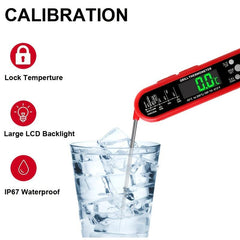 1pc Digital Meat Thermometer 3 In 1 Food Thermometer for Grilling and Cooking