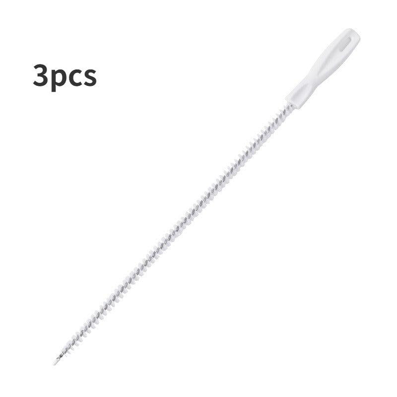 3 Pcs Dredging Brush Sink Drainage Cleaning Brush Household Sewer Hair