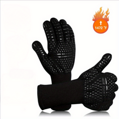 Temu High Temp Resistant Gloves 800 Degree Anti-scalding Silicone Kitchen Gloves