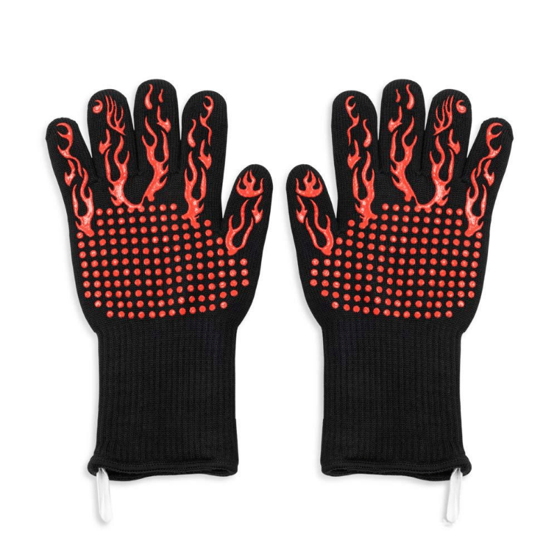 Temu High Temp Resistant Gloves 800 Degree Anti-scalding Silicone Kitchen Gloves