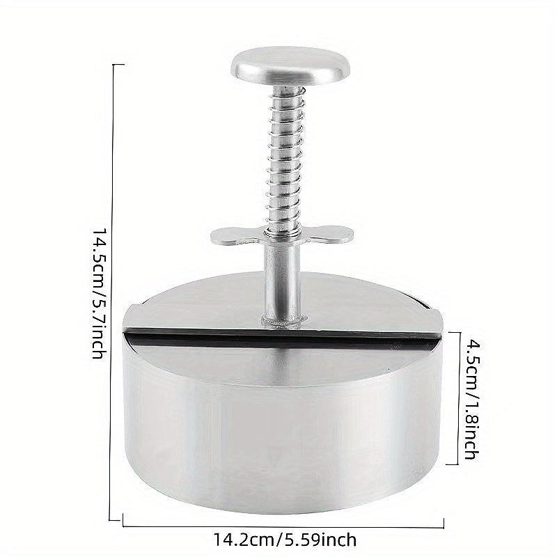 Stainless Steel Hamburger Patty Mold Adjustable Patty Maker Kitchen Tool