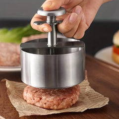 Stainless Steel Hamburger Patty Mold Adjustable Patty Maker Kitchen Tool