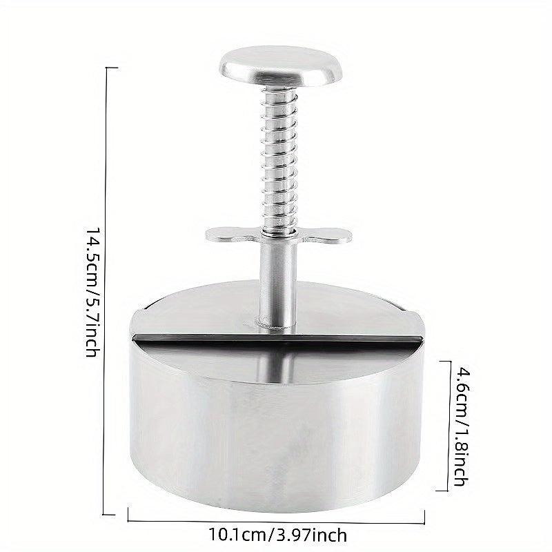 Stainless Steel Hamburger Patty Mold Adjustable Patty Maker Kitchen Tool
