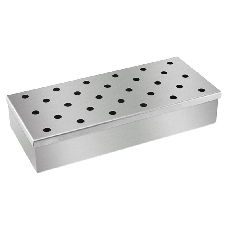 Stainless Steel Wood Chip Smoker Box for Barbecue