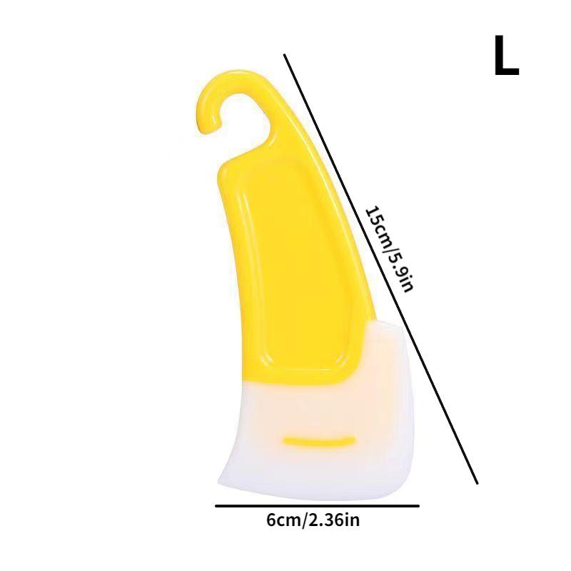 Silicone Pan Scraper Dish Cleaning Spatula Non Stick Kitchen Utensil