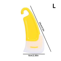 Silicone Pan Scraper Dish Cleaning Spatula Non Stick Kitchen Utensil