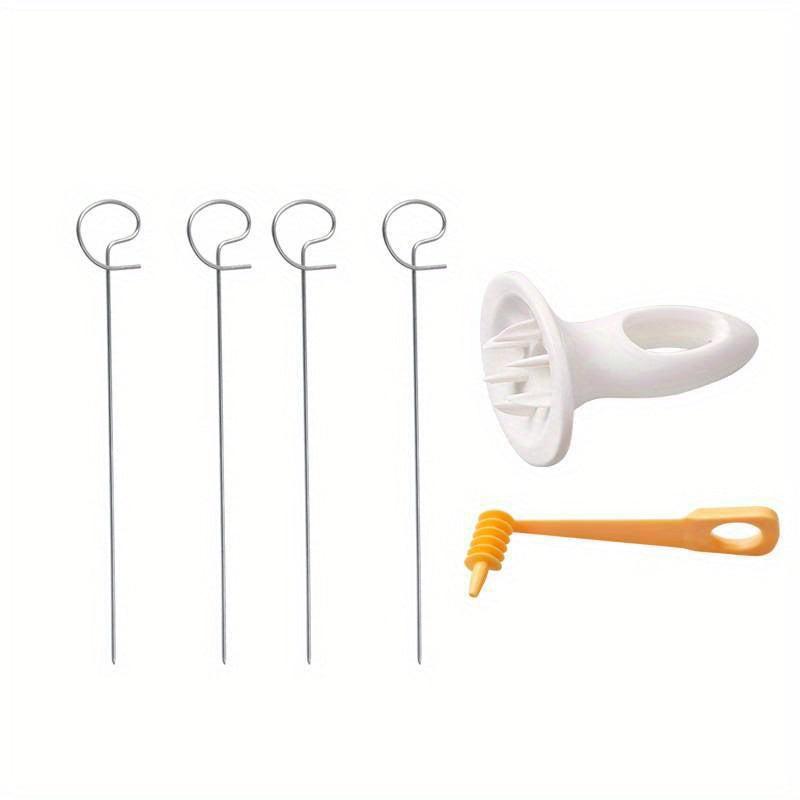 Stainless Steel Potato Slicer Set - Create Delicious Spiral Potato Dishes
