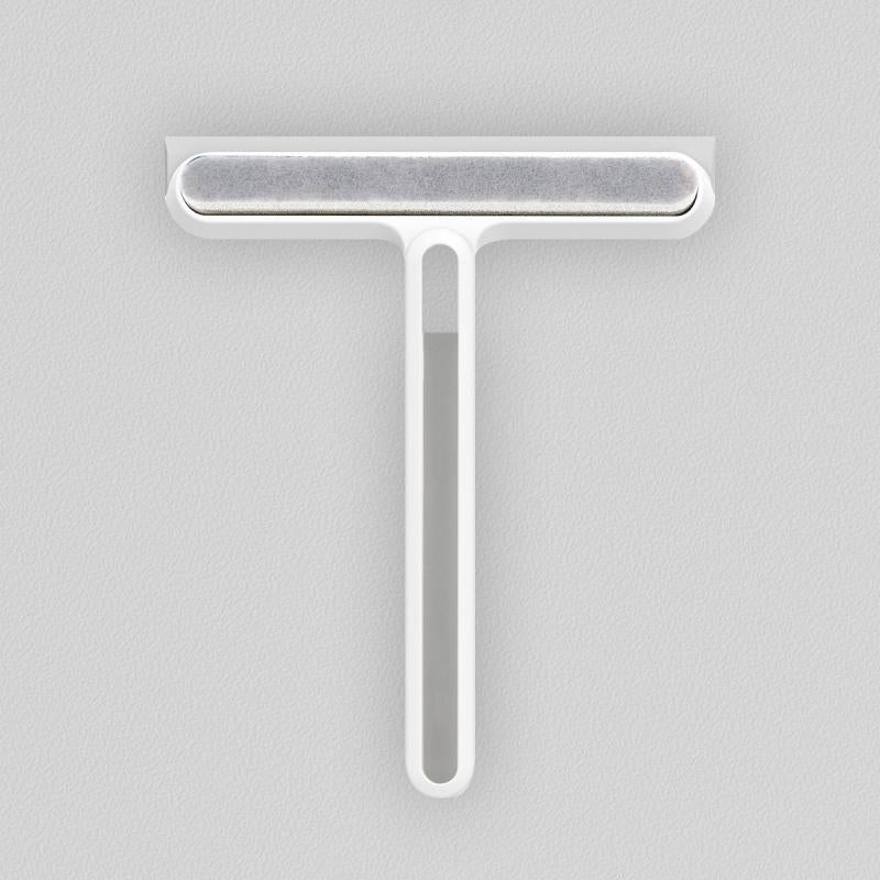 3-in-1 Glass Cleaning Brush with Squeegee Handle