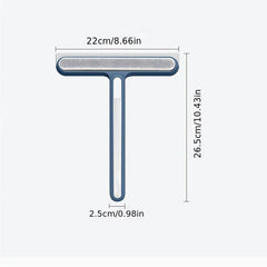 3-in-1 Glass Cleaning Brush with Squeegee Handle