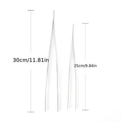 1PC Stainless Steel Food Tongs Churrasco Tweezers Clip BBQ Tools