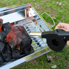 Outdoor Hand Crank Fan Air Blower for Camping Stove