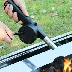 Outdoor Hand Crank Fan Air Blower for Camping Stove