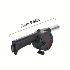 Outdoor Hand Crank Fan Air Blower for Camping Stove