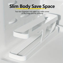 Rolldown Egg Dispenser Holder For Fridge Storage