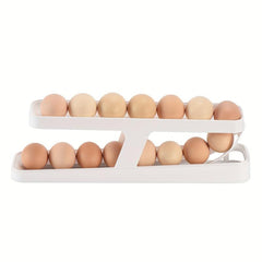 Rolldown Egg Dispenser Holder For Fridge Storage