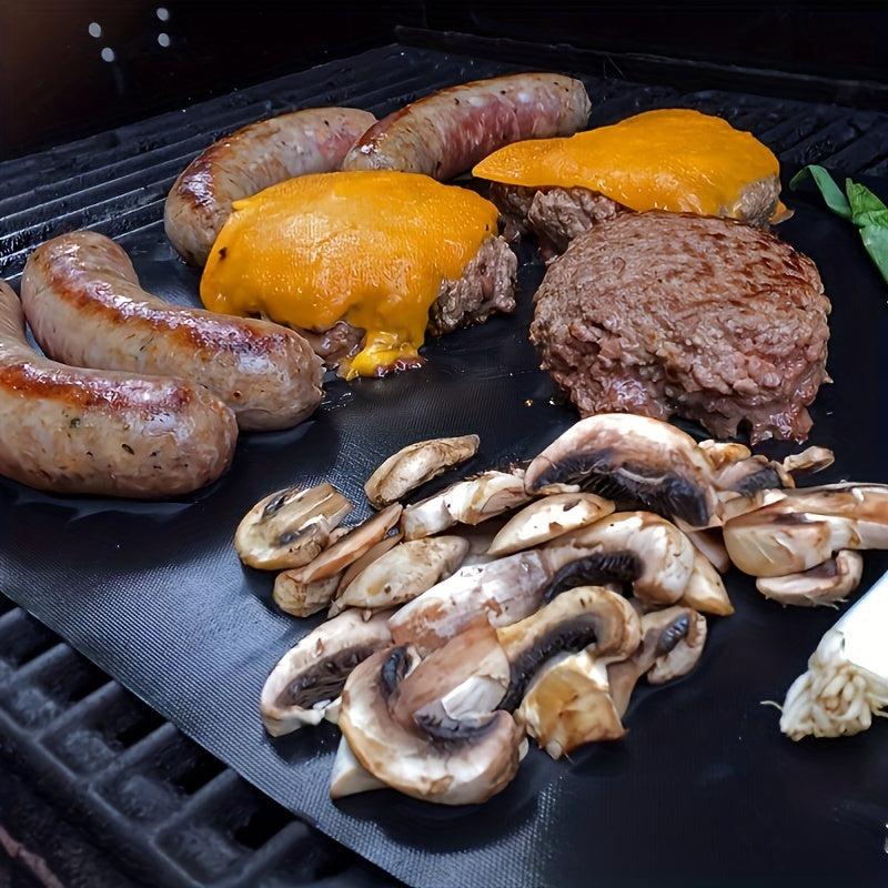 Non Stick BBQ Mat High Temp Resistant Outdoor Grilling Home Use