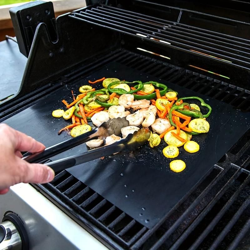 Non Stick BBQ Mat High Temp Resistant Outdoor Grilling Home Use