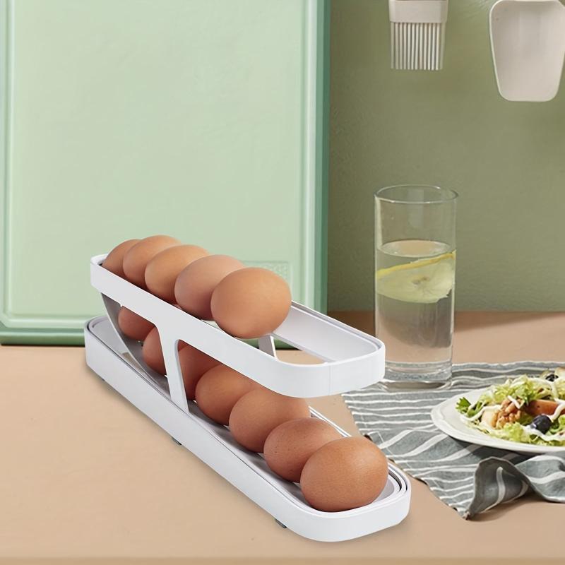 Plastic Refrigerator Egg Dispenser Fridge Egg Organizer