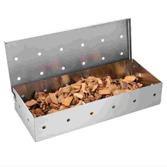 Stainless Steel BBQ Smoker Box For Grilling Outdoors