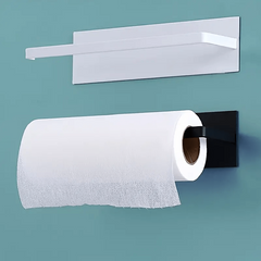 Kitchen Carbon Steel Paper Towel Rack Wall-mounted Storage Rack