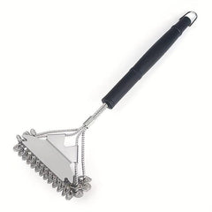 Stainless Steel Grill Scraper BBQ Cleaning Tool Outdoor Picnic BBQ Accessories