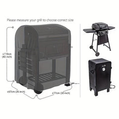 Large Grill Cover Heavy Duty Waterproof Barbecue Gas Grill Cover