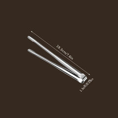 Long Stainless Steel BBQ Grill Tongs for Cooking Large Metal Food