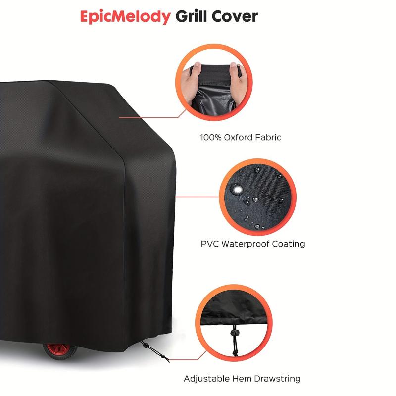 BBQ Grill Cover 144 Weather Resistant Grill Cover For Outdoor Grill