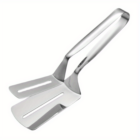 Stainless Steel Food Tongs for Fried Fish Steak Pancake Barbecue
