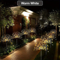 Solar Firework Light Outdoor IP65 Waterproof Fairy Lights Halloween Deco
