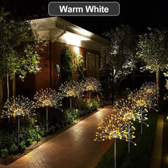 Solar Firework Light Outdoor IP65 Waterproof Fairy Lights Halloween Deco