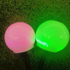 Solar Round Ball Bubble Lights for Outdoor Spaces