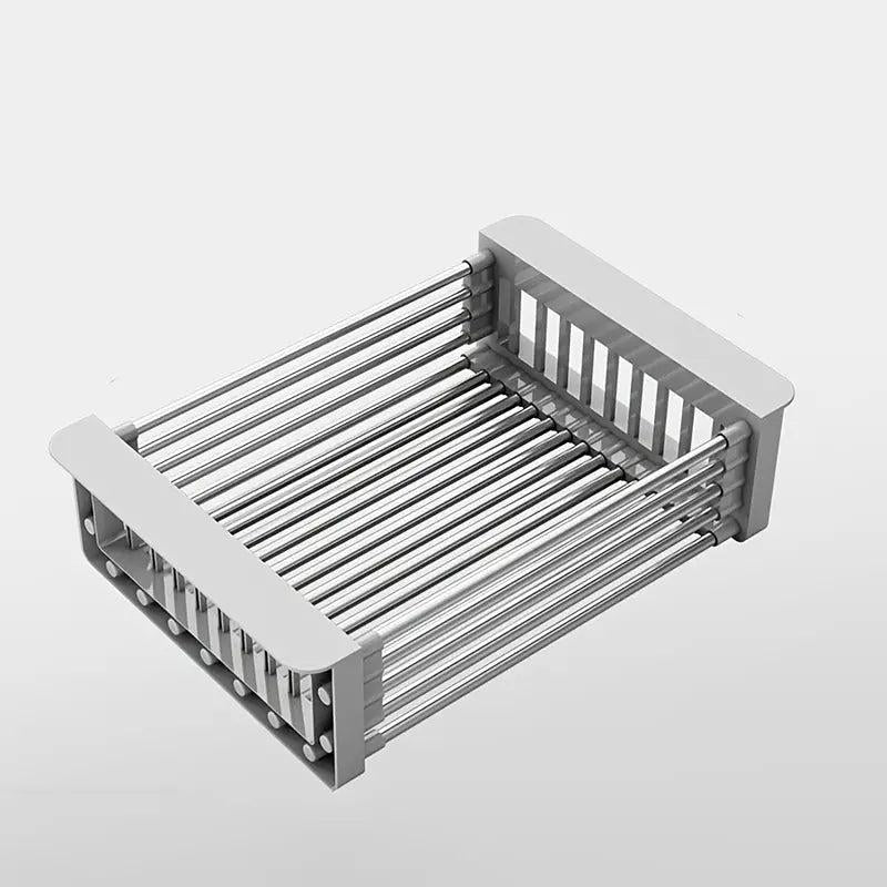 Expandable Stainless Steel Sink Strainer Basket Collapsible Colander