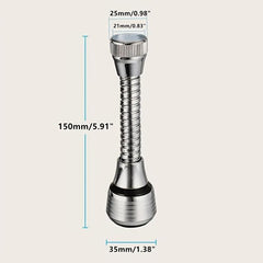 360 Degree Faucet Booster Anti-splash Shower Head Extension Nozzle Filter