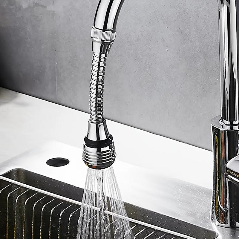360 Degree Faucet Booster Anti-splash Shower Head Extension Nozzle Filter